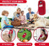 PracMedic Bags Epipen Carry Case, Insulated for Epi Pens, Inhaler, Allergy Medication, Durable Emergency Pouch (Red)