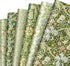 JarThenaAMCS 12 Sheets William Morris Floral Wrapping Paper, Folded Flat Decorative Art Paper for DIY Crafts