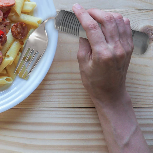 Rehabilitation Advantage Weighted Fork with Rubber Handle