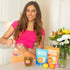 Kit-2 Pack-2 2 (28 2 (14 Skinny Boost Tea Plus Free Fruit Slice Tumbler- Daytime Teas Bags/Pouch) Evening Detox Teas