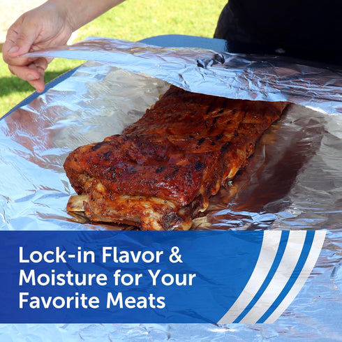 Reynolds Wrap Pitmaster's Choice Extra Thick Grill Foil, 18 Inch, 37.5 Total Sq. Ft.