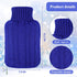 2 Pieces Hot Water Bottle Cover - Soft Knitted Sweater for Hot Compress and Cold Therapy, Ideal for Pain Relief