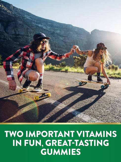 Nature's Truth Vitamin K2 + D3 Gummy Complex, 50 Count, Vegetarian, Non-GMO, Gluten Free, Peach Mango Flavor