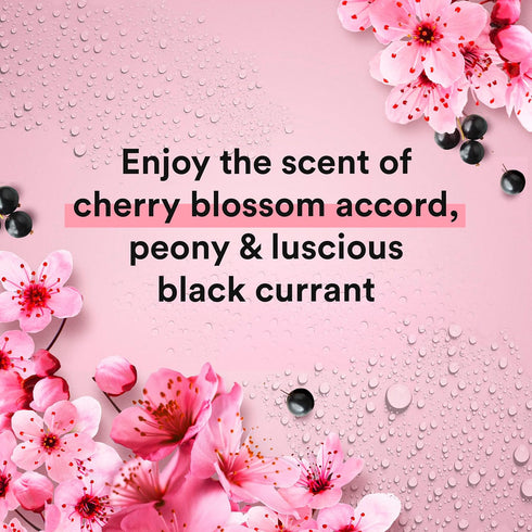 Suave Moisturizing Body Wash - Wild Cherry Blossom & Vitamin E Extract, 18 Oz (Pack of 6)