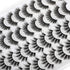 JIMIRE 20 Pairs False Eyelashes, 2 Styles Mixed Fluffy Eyelashes Natural Volume Wispy Faux Mink Lashes Pack