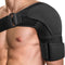 POAGL Shoulder Brace for Men - Pain Relief Torn Rotator Cuff Compression Support Sleeve for Left and Right Arm (Black,