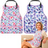 Adult Bibs for Men-3 Pcs Washable Clothing Protector with Crumb Catcher, Reusable