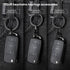 TISUR Keychain Pill Holder with Titanium Round Carabiner Clip