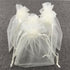 ATCG 100pcs 3x4 Inches Drawstring Organza Pouches, Ivory, Wedding Party Jewelry Favor Bags.