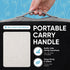 Extra Large Memory Foam Seat Cushion for Office Chair, Wheelchair, Floor Pillow, Back Pain Relief, Plush Velvet