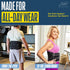 Back Brace for Men Women, Compression Lower Back Support Belts for Pain Relief, Breathable Lumbar Belts with Pocket