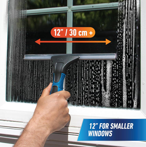 Unger Professional 18” EZ Change Window & Glass Cleaning Squeegee - Streak Free Results for Large and Small Windows