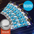 MEDca 1.5V Alkaline Batteries - LR44 AG13 357 303 SR44 Button Coin Cell for Hearing Aids, Toys, Remotes, 60 PCS
