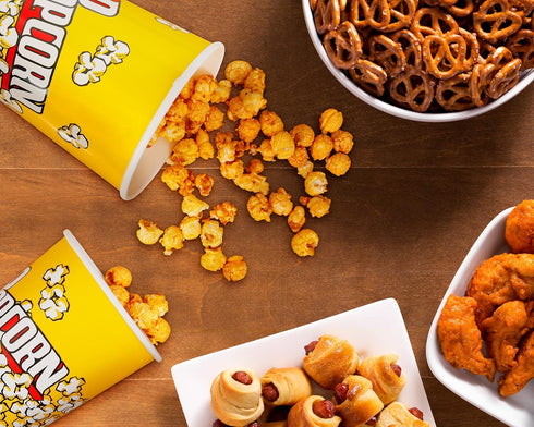 MyLifeUNIT Popcorn Boxes, 32 OZ Paper Popcorn Containers for Party and Movie Night, 20 Pack