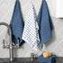 Set: 100% 12-Pack, Ritz Premium Kitchen Towel and Dish Cloth Value Highly Absorbent, Super Soft, Long-Lasting, Cotton
