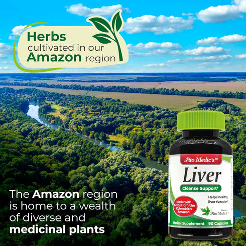 FITO MEDIC'S Lab Liver Cleanse Detox & Repair | Milk Thistle, Artichoke Extract, Boldo, Rhubarb - Ultra High Absorption