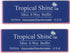 Tropical Shine Mini 4 Way Buffer Block - Professional Nail Buffering Block, Portable Nail Care (2 Pack)