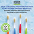 MOUTHWATCHERS Dr Plotkas Extra Soft Bristle Toothbrush - Manual Soft Toothbrush for Sensitive Teeth, 4 Count