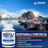 Omega-3 4,080mg 1200mg 900mg 120 Arazo Nutrition Wild Caught Fish Oil Concentrate per Serving High EPA & DHA Burpless