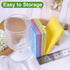 15 Pcs Cellulose Sponges, 5 Colors Non-Scratch Colorful Biodegradable Sponges for Kitchen, Bathroom, Cars, DIY