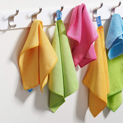 E-Cloth Microfiber Cloth, Premium Cleaning Cloth for Kitchen, Countertops, Sinks, and Bathrooms (Orange, 1 Pack)