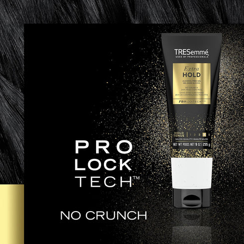 TRESemmé Extra Hold Hair Gel, Alcohol-Free, 9 oz, 24-Hour Frizz Control