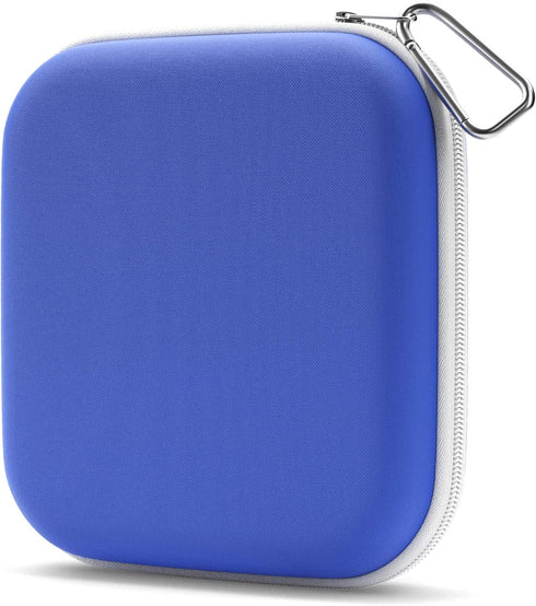 Multipurpose Purse Pouch - Neoprene Makeup Bag with Zipper Pouch & Carabiner Keychain, Portable Travel Cosmetic Bag