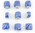 9 Rolls Self Adhesive Wrap Athletic Tape - Breathable Elastic Cohesive Bandage for Sports Injury & Pet (Dark Blue)