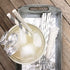Outside the Box Papers Light Blue and Silver Stripe and Chevron Paper Straws, 7.75 Inches, 100 Pack