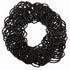 Iconikal Non-Metal Elastic Hair Ties - Black, 4mm Thick (180-Count) - Soft, Stretchy, Durable Bulk Pack for Everyday