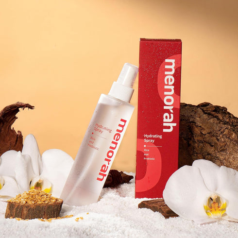 menorah skincare - Hydrating Spray - with Rice and Prebiotic, Hydrating Toner, Soothing Facial Spray, Trouble Care, Moisture Balance, Refreshing, Hydrating, Purifying, Calming, All skin types