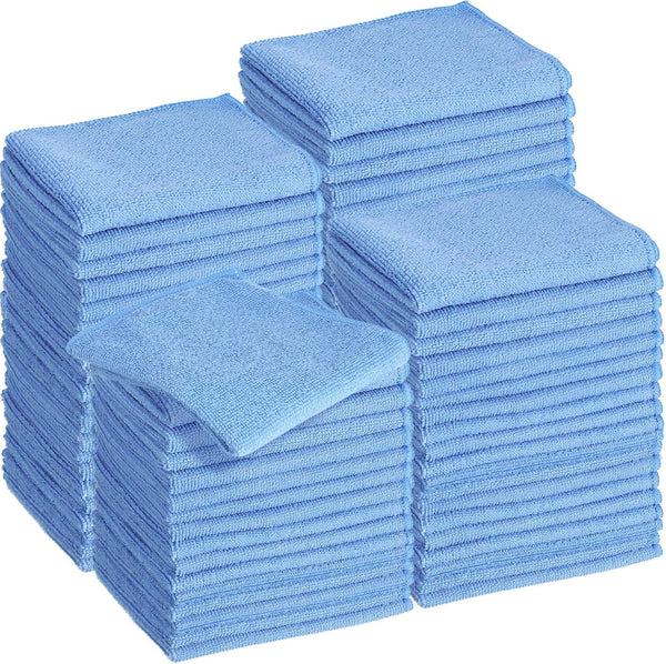36 Pack 16'' x 16'' Microfiber Cleaning Cloths, Reusable Wash Rags for House Kitchen Car Window Dust Cleaning