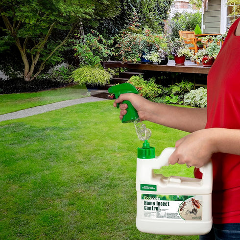 Ecologic Home Insect Control, 64 Fl Oz RTU Spray for Cockroaches, Ants, Spiders, Safe for Kids & Pets
