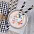 Stripe Paper Straws - Black White - 7.75 Inches - 50 Pack from Outside the Box Papers