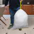13 Gallon Heavy Duty Trash Bags, 100 Count, White Unscented Tall Drawstring Kitchen Garbage Bags