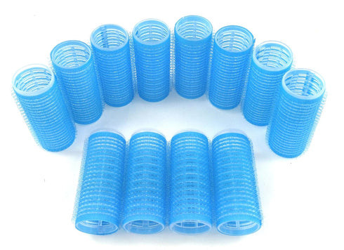 Kamay's Small Hair Rollers Curlers, Self Grip, 12PCS (25mm/1") Random Color for DIY or Salon