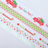 Red Green Ribbon, 10 Rolls Total 50 Yards for Christmas Craft, Gift Wrapping, and DIY Decoration