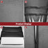 varrisin 16x18x2-4 Inch Wedge Wheelchair Seat Cushion with Backrest, High Density Foam Wheelchair Cushions Removable