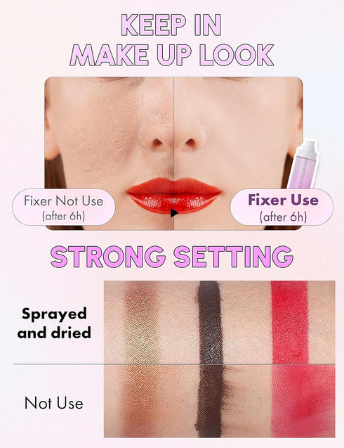 SELF BEAUTY Glow Makeup Setting Spray, Hydrating Illuminating Dewy Finish, Long-Lasting Makeup Fixing
