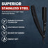 Professional Straight Razor for Men, 20 Barber Razor Blades & Carrying Case, Straight Edge Shaving Kit