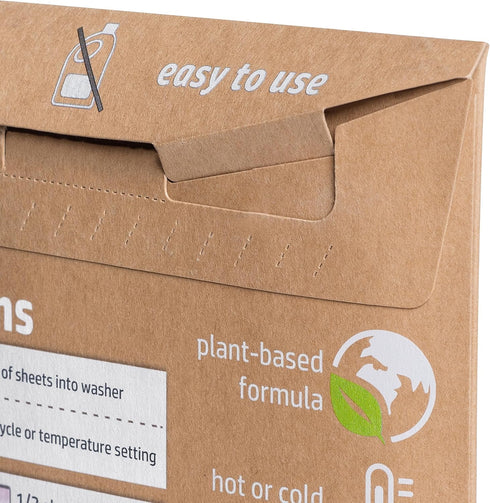 Homevative Laundry Detergent Sheets, 30 Sheets, Eco-Friendly, HE Compatible, Fresh & Clean, Up to 60 Loads