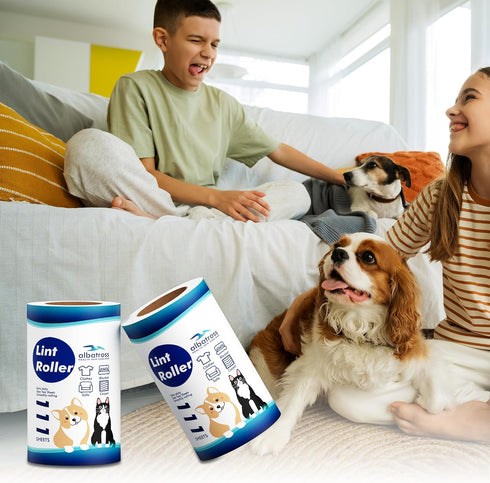 Extra Sticky Lint Roller Refills, Mega Value Set 999 Sheets for Pet Hair Removal, Dog and Cat Lint Remover