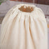 VillageCulture Pack 6 10 12 Inches Muslin Drawstring Bags of Pcs Unbleached Reusable bags Favor Pouches for Crafts
