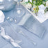 DaYammi 100 Pcs Silver Glitter Dessert Plates, 6" with 50 Plastic Forks, Fancy Gold Plates for 50 Guests