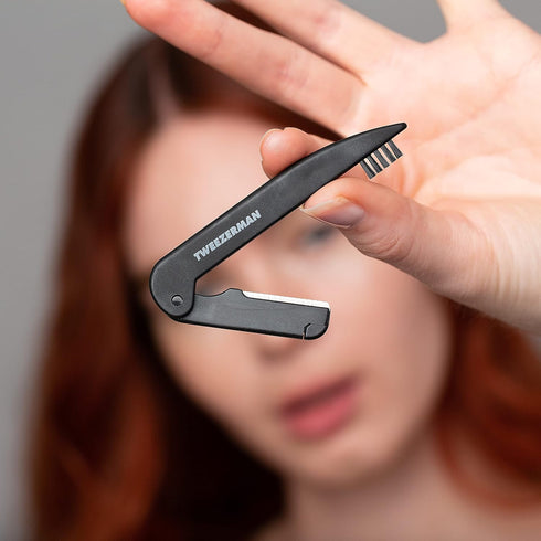 Tweezerman Precision Folding Brow Razor for Women and Men