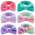 WSYUB Skincare Headband, Tie Dye Color Microfiber Headband for Washing Face, Gift for Teen Girls, 6pcs