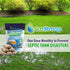 Septic Tank Treatment Packets, Enzyme Rapid Action for Grease, Paper, Organic Solids, Pack of 6