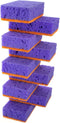 Okleen Purple and Orange Multi Use Scrub Sponges. Made in Europe. 9 Pack,