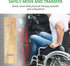 Wheelchair,Bed,Commode,or Chair,30" YPCBYNBS Wooden Transfer Board,Made of Heavy-Duty Hardwood for Transferring