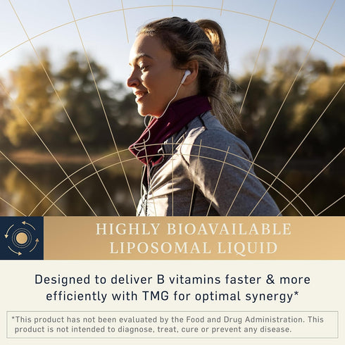 Quicksilver Scientific Methyl Charge - Methylation, Liver, Detox + Energy Supplement with Vegan B Vitamins (50ml)
